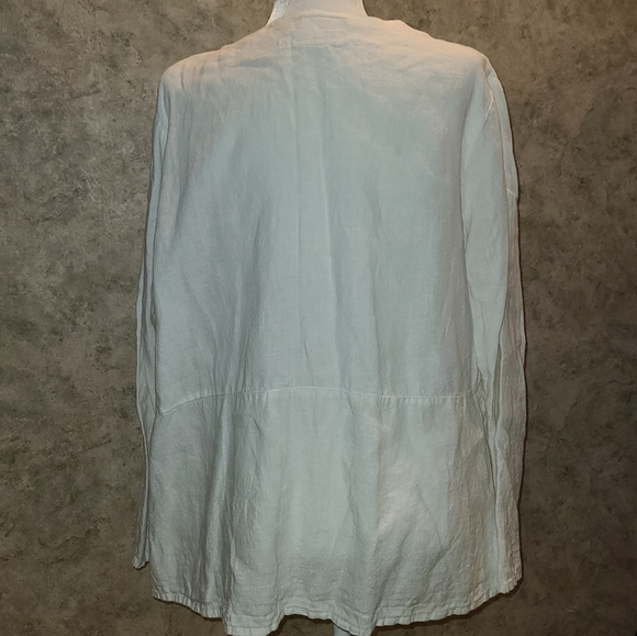 Flax linen blazer - Picture 2 of 4